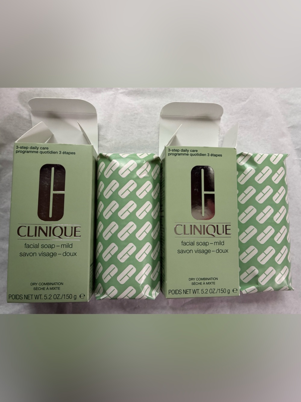 Clinique Facial Soap Mild - 2 bars of soap